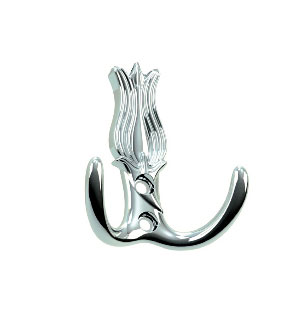 Мебельный крючок двухрожковый TL 41.10036